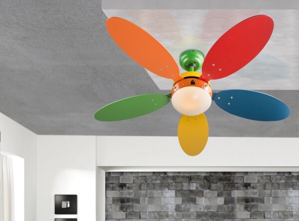 Globo 03180 - Stropní ventilátor WADE 1xE14/60W/230V