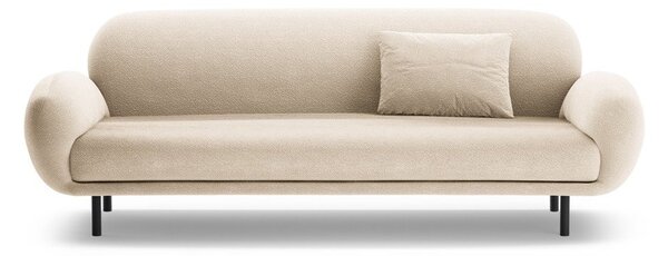 Béžová pohovka z textilie bouclé 208 cm Poppy – Micadoni
