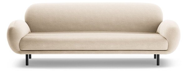 Béžová pohovka z textilie bouclé 208 cm Poppy – Micadoni
