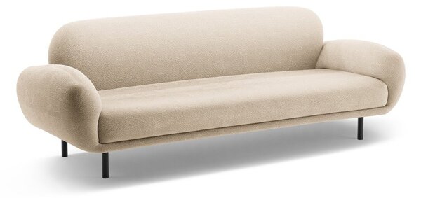 Béžová pohovka z textilie bouclé 208 cm Poppy – Micadoni
