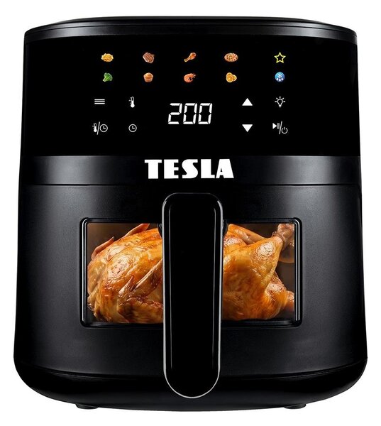 TESLA Electronics AirCook - Horkovzdušná fritéza 4,4 l 1450W/230V černá