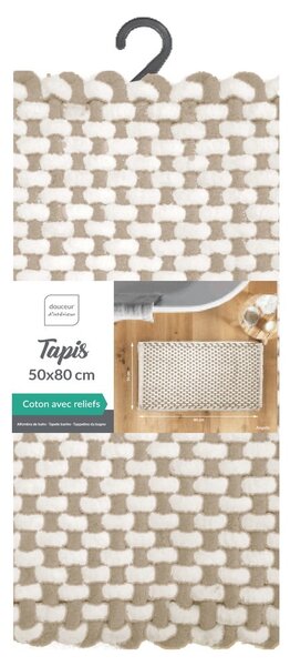 Béžová koupelnová předložka 50x80 cm Rafael – douceur d'intérieur