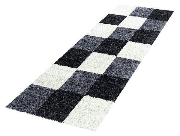 Černo-bílý běhoun 80x250 cm Life – Ayyildiz Carpets