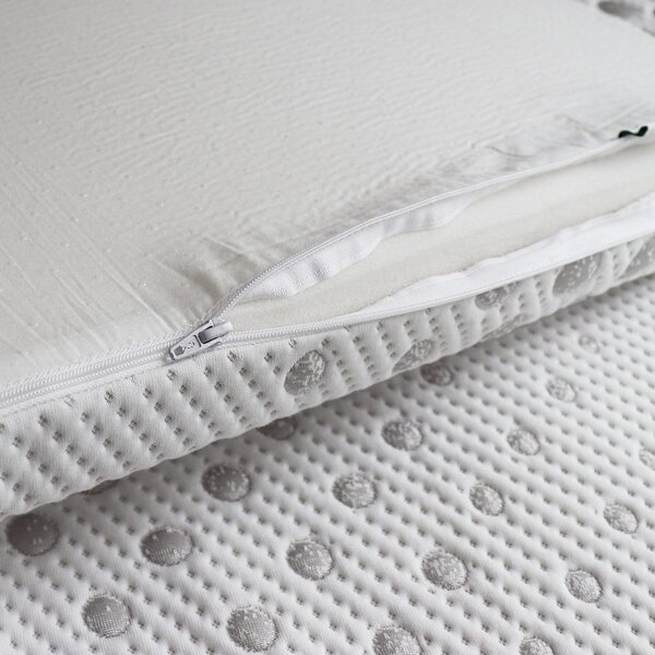 DREAMPUR Vrchní matrace (přistýlka) z latexové pěny DREAMPUR® Grey Dots 5 cm - 85x195 cm
