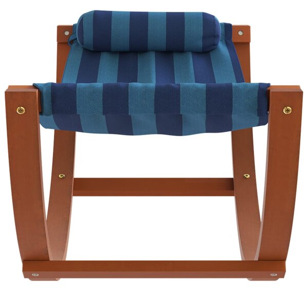 Houpací síť pro děti modré pruhy textil