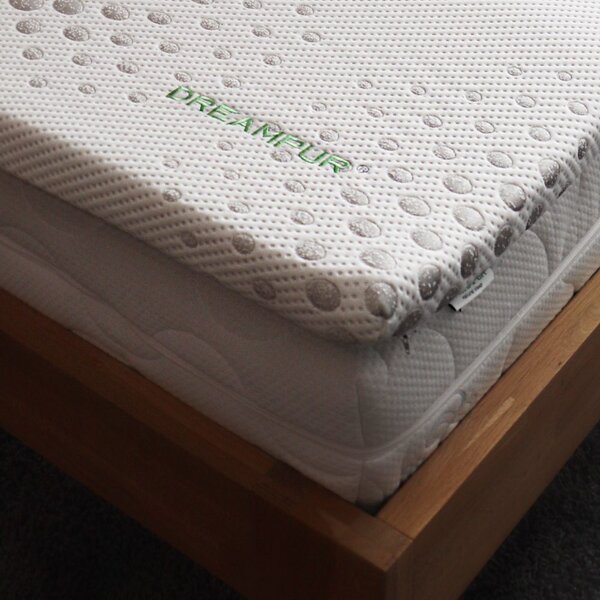 DREAMPUR Vrchní matrace (přistýlka) z latexové pěny DREAMPUR® Grey Dots 5 cm - 85x195 cm