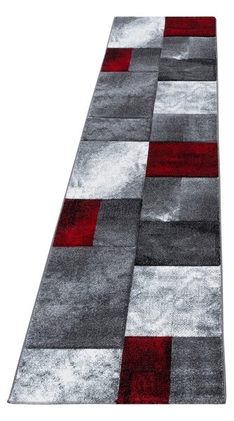 Vínovo-šedý běhoun 80x300 cm Hawaii – Ayyildiz Carpets