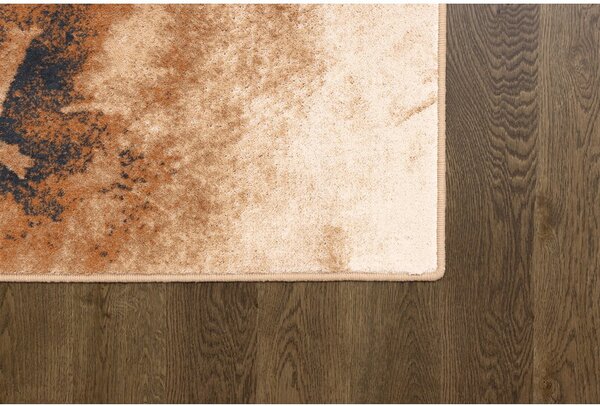 Vlněný koberec 133x180 cm Burst dark beige – Agnella