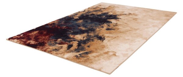 Vlněný koberec 133x180 cm Burst dark beige – Agnella