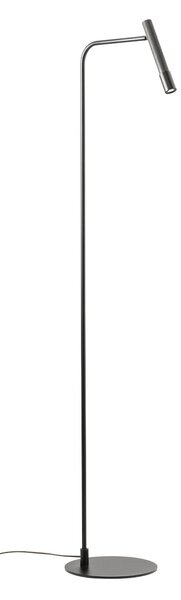 Redo Stojací LED lampa DRILL 8W, v. 143,3 cm, CRI90, stmívatelná Barva: Černá, Barva světla: 2700K