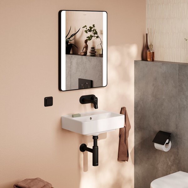 Hansgrohe Xanuia Q umyvadlo 45x34 cm obdélníkový klasický bílá lesk 60229450