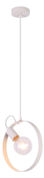 Candellux Bílý závěsný lustr Nexo Ledea pro žárovku E27 50101198