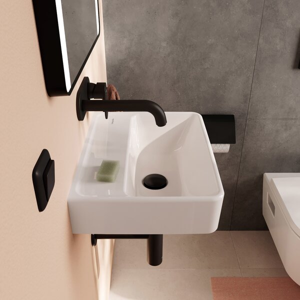 Hansgrohe Xanuia Q umyvadlo 45x34 cm obdélníkový klasický bílá lesk 60229450