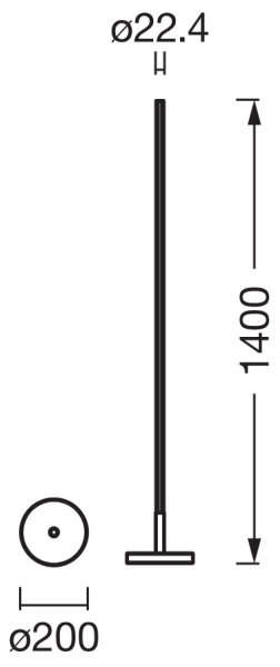 Osram - LED RGBW Stm stojací lampa SMART+ MAGIC LED/11,5W/230V stříbrná Wi-Fi+DO