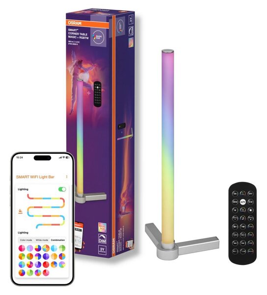Osram - LED RGBW Stm stolní lampa SMART+ MAGIC LED/7,5W/230V stříbrná Wi-Fi + DO