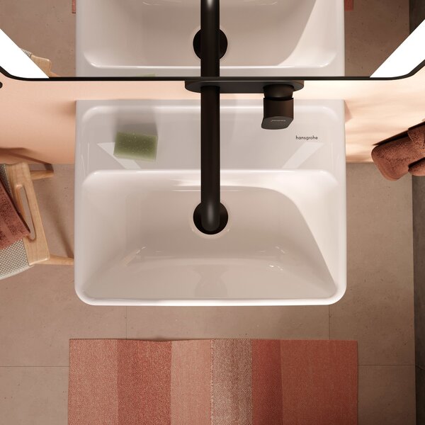 Hansgrohe Xanuia Q umyvadlo 45x34 cm obdélníkový klasický bílá lesk 60229450