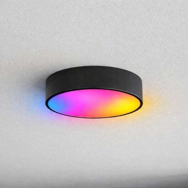 Brilagi -LED RGBW Stm. koup. stro. svítidlo CLARE 2xE27/9W/230V IP54 Wi-Fi černá