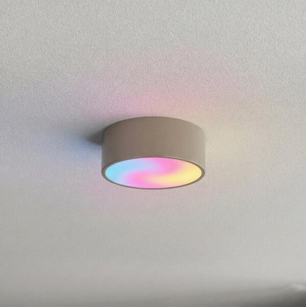 Brilagi - LED RGBW Stmívatelné stropní svítidlo CLARE 1xE27/9W/230V Wi-Fi béžová