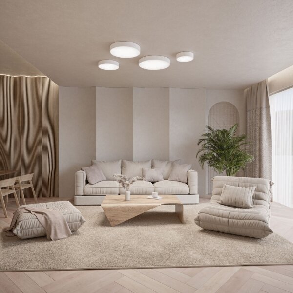 Brilagi - LED RGBW Stmívatelné stropní svítidlo CLARE 1xE27/9W/230V Wi-Fi bílá