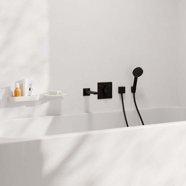 Hansgrohe Tecturis E Vanový výtok, matná černá 73410670