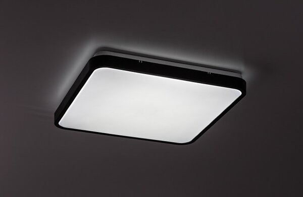 RABALUX 71434 Alenzo stropní svítidlo 420x420mm LED 36W/2300lm 3000-6000K IP44 černá, stmívatelné, dálkový ovladač