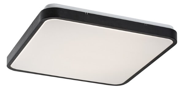 RABALUX 71433 Alenzo stropní svítidlo 420x420mm LED 36W/2270lm 3000+4000+6000K IP44 černá, DIP switch