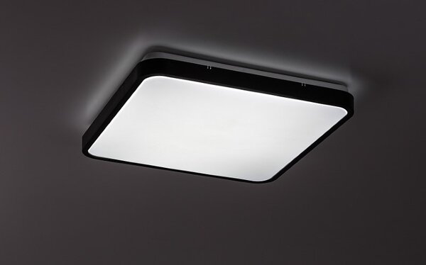RABALUX 71433 Alenzo stropní svítidlo 420x420mm LED 36W/2270lm 3000+4000+6000K IP44 černá, DIP switch