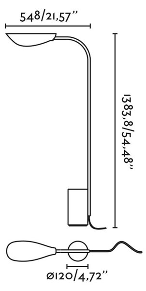 Faro Liggera G9 stojací svítidlo
