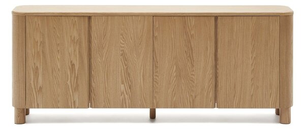 Komoda v dekoru jasanu v přírodní barvě 200x79x40 cm Salaya – Kave Home