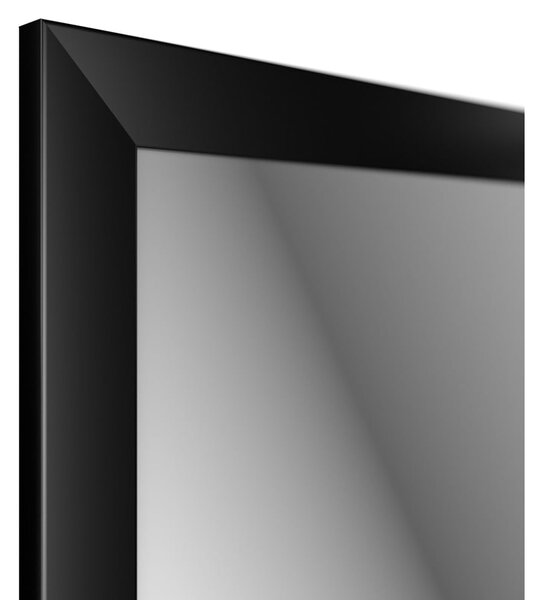 Stojací zrcadlo v černém rámu Styler Sicilia, 46 x 146 cm