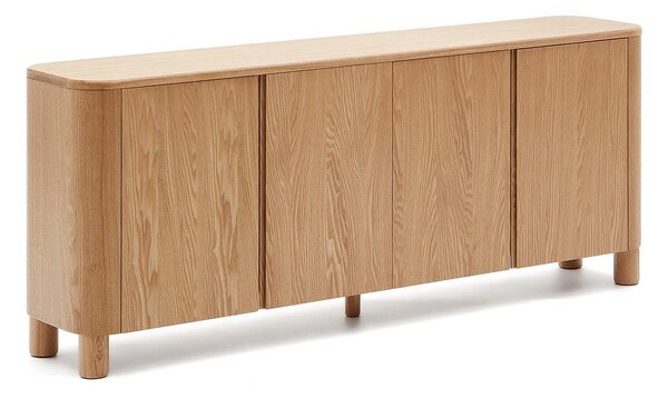 Komoda v dekoru jasanu v přírodní barvě 200x79x40 cm Salaya – Kave Home