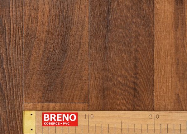Breno PVC BONUS Hugo 063 – tmavé dřevo, šíře 400 cm