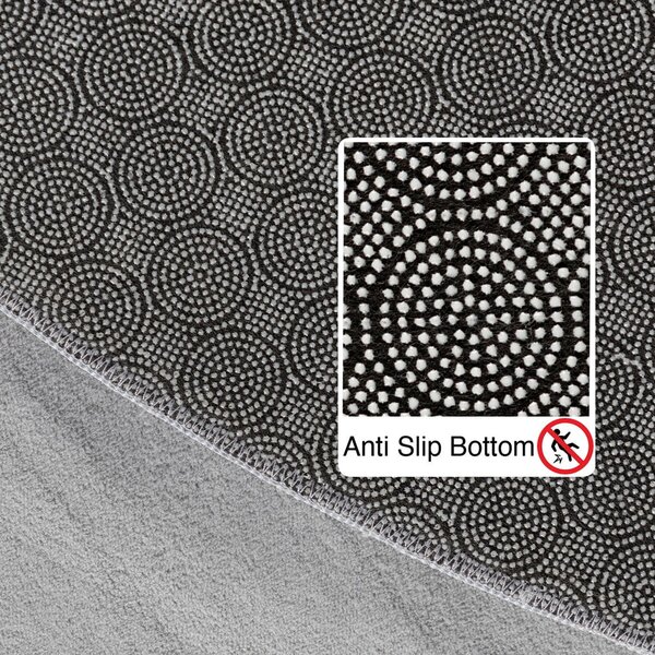 Světle šedý pratelný kulatý koberec ø 120 cm Sky – Ayyildiz Carpets