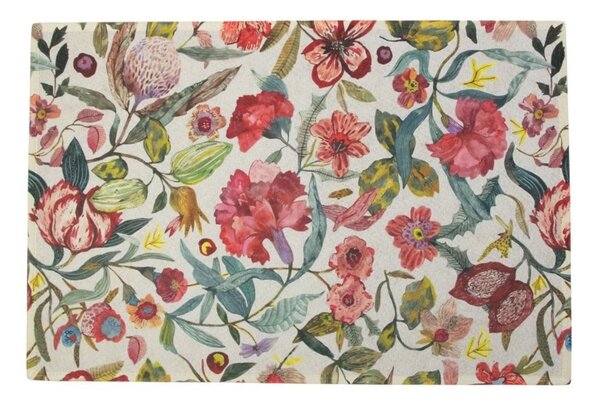 Rohožka s barevnými květy Flowers - 75*50*1cm - Mars & More