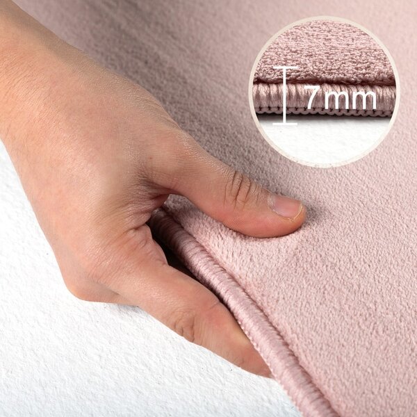 Růžový pratelný kulatý koberec ø 120 cm Sky – Ayyildiz Carpets