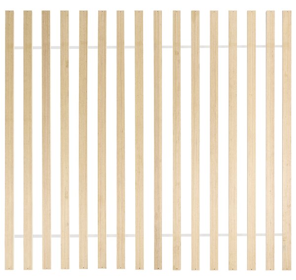 Postel Borovicové dřevo ECHALLON 180 x 200 cm Světle hnědá