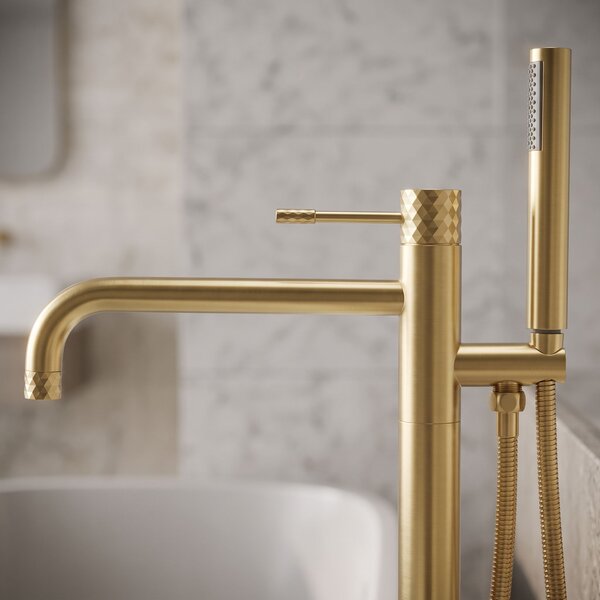Volně stojící baterie Rea Lungo Diamond Brush Gold