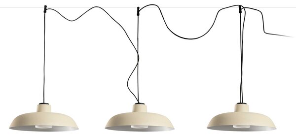 Faro Saga E27 závěsné venkovní svítidlo IP65 BéžováStropní rozeta