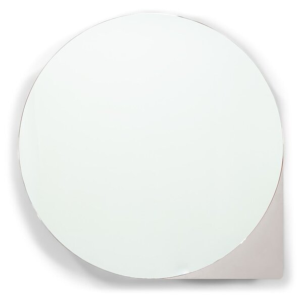 Taupe kovová závěsná/se zrcadlem koupelnová skříňka 55x55 cm Sonnet – Spinder Design