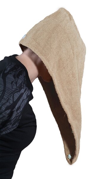 Rychleschnoucí turban na vlasy RENA béžový