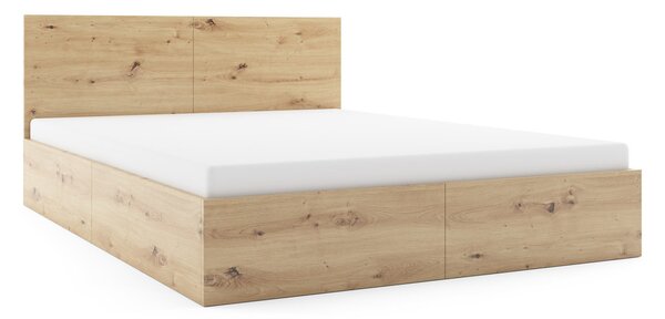 Postel PAX s matrací 140x200 cm Dub artisan