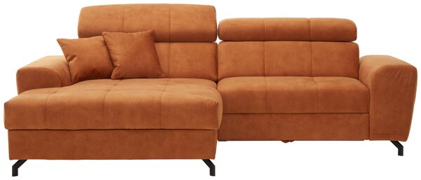 ROHOVÁ SEDAČKA, textil, oranžová Carryhome - Sedací soupravy