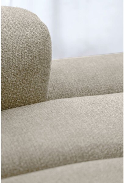 Béžová rohová pohovka (levý roh/do "U") Shell – Miuform