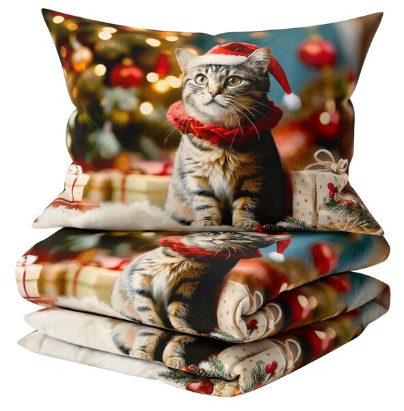 3D Bavlněné povlečení HOLLY PAWS barevné + povlak na polštářek 40x50 cm zdarma Rozměr povlečení: 70 x 90 cm | 140 x 200 cm