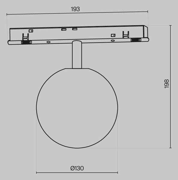 Maytoni Stropní LED svítidlo LUNA 5W pro systém EXILITY, ø 13 cm, 4000K nestmívatelné Barva: Černá