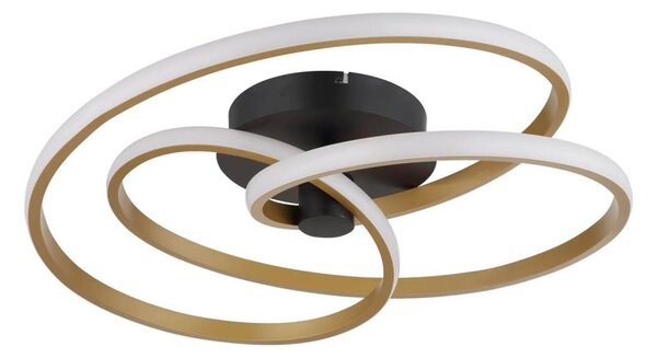 Globo 67183-40G - LED Přisazený lustr GLYXAR LED/40W/230V zlatá/černá