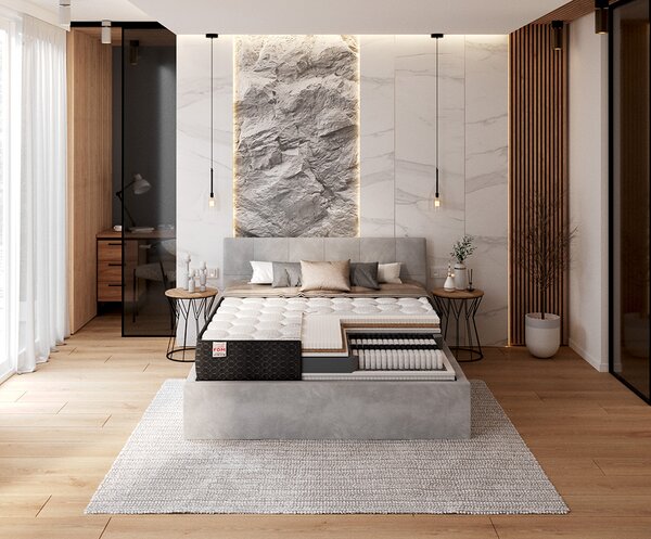 Taštičková matrace BRAVO CASHMERE 90x200 cm 23 cm