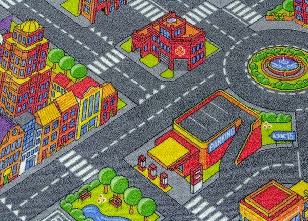 Breno Metrážový koberec BIG CITY 97, šíře 400 cm, Vícebarevné