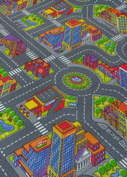 Breno Metrážový koberec BIG CITY 97, šíře 400 cm, Vícebarevné