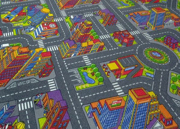 Breno Metrážový koberec BIG CITY 97, šíře 400 cm, Vícebarevné